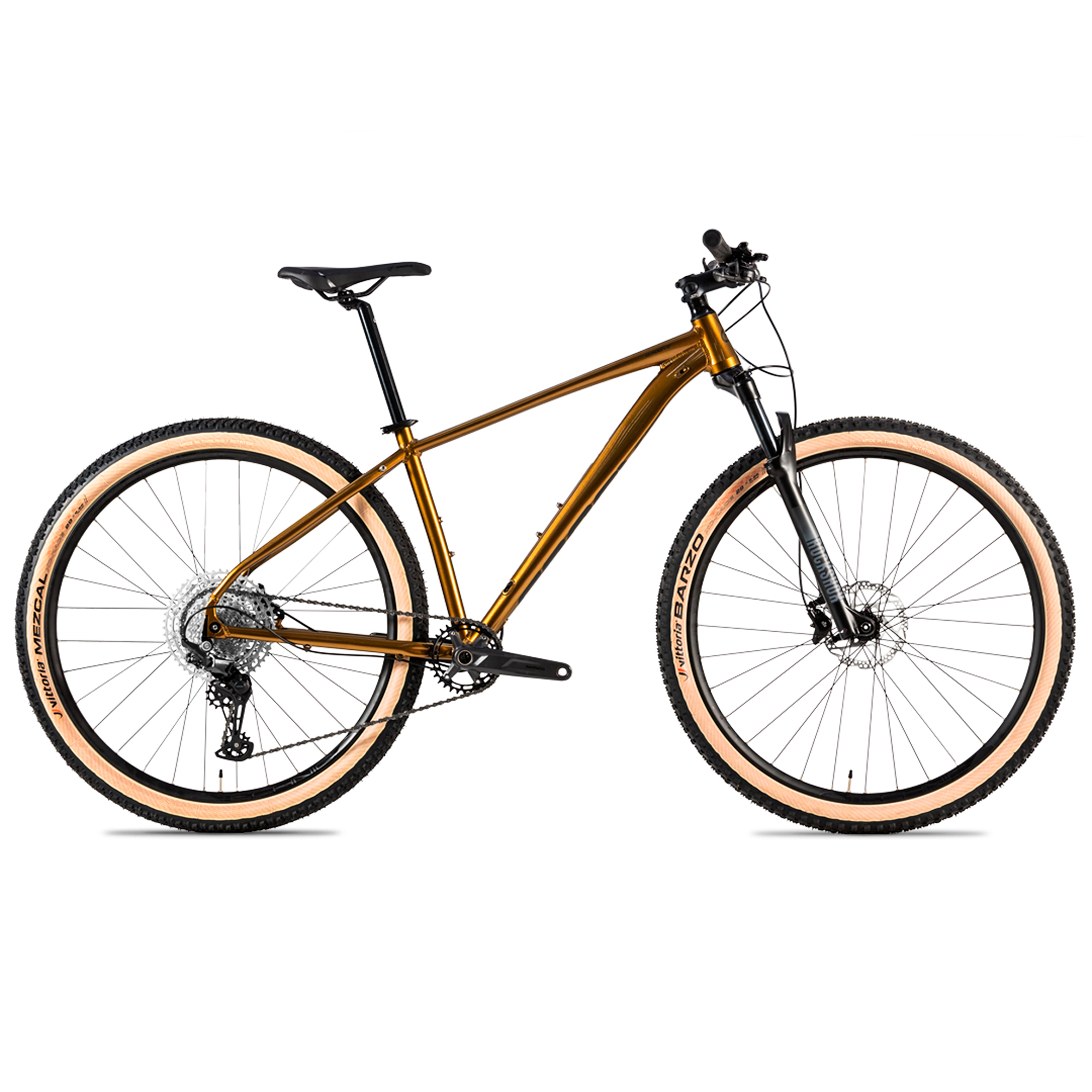 Bicicleta-mountain-bike-aro-29-Groove-Riff-2023-Dourada
